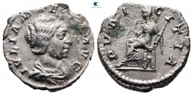 Julia Maesa. Augusta AD 218-224. Rome. Denarius AR
