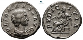 Julia Maesa. Augusta AD 218-224. Rome. Denarius AR