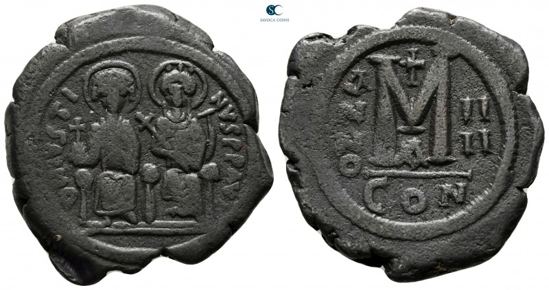 Justin II and Sophia AD 565-578. From the Tareq Hani collection. Constantinople...