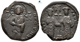 Constantine X Ducas and Eudocia AD 1059-1067. Constantinople. Follis or 40 Nummi Æ