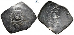 Alexius III Angelus-Comnenus AD 1195-1203. Constantinople. Trachy Æ