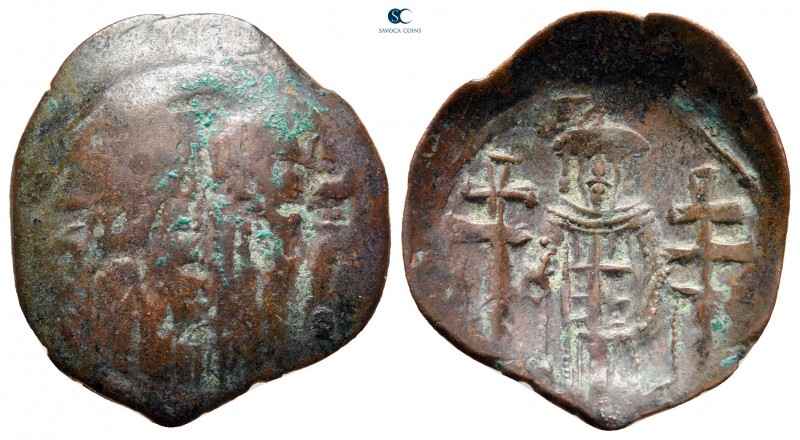 Michael VIII Palaeologus AD 1261-1282. Thessalonica
Trachy Æ

23 mm., 1,49 g....