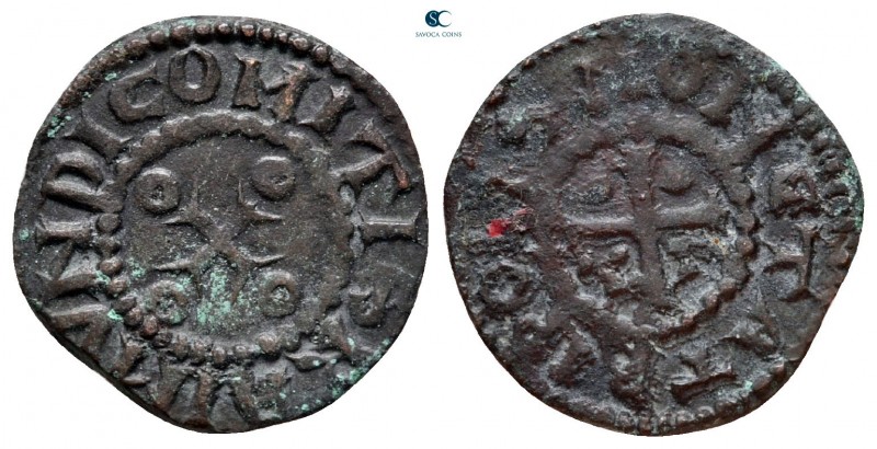 AD 1099-1105. temp. Raymond I - Raymond II. Tripoli 
Denier BI

17 mm., 1,30 ...
