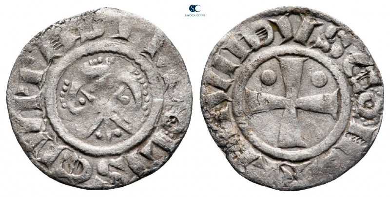 AD 1149-1164. temp. Raymond II - Raymond III. Tripoli 
Denier AR

15 mm., 0,7...