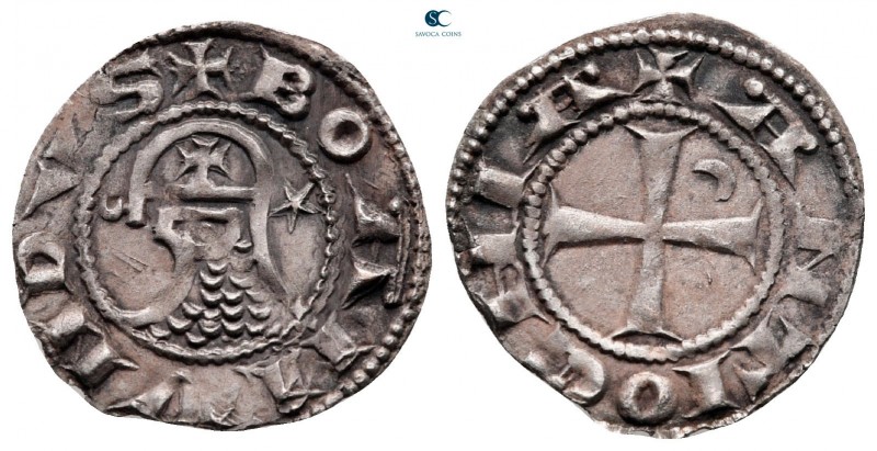 Bohemond III AD 1163-1201. Antioch
Denier AR

18 mm., 0,99 g.



very fin...