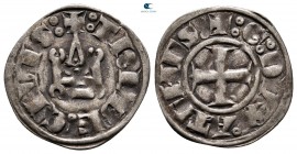 Guillaume I de la Roche  AD 1280-1287. Denier Tournois BI