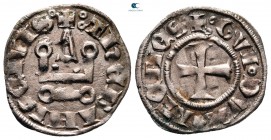 Gui II de La Roche AD 1287-1308. Denier Tournois BI