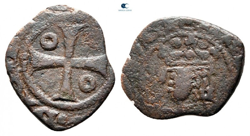 Federico III AD 1296-1337. Sicily. Messina
Denaro BI

13 mm., 0,46 g.



...