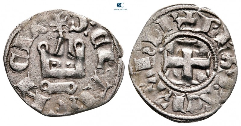 Philippe de Taranto AD 1307-1313. 
Denier Tournois BI

20 mm., 0,81 g.


...