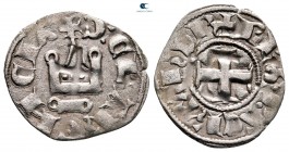 Philippe de Taranto AD 1307-1313. Denier Tournois BI