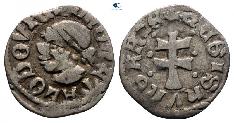 Louis I "the Great", of Anjou AD 1342-1348. 
Denaro AR

12 mm., 0,49 g.


...