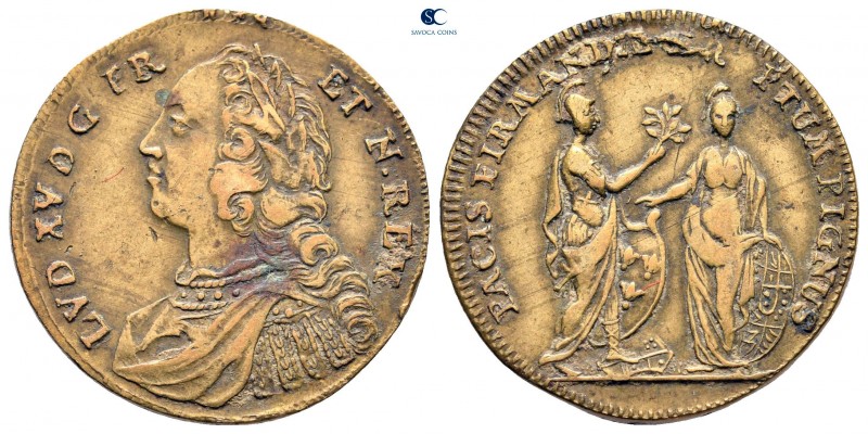 France. Louis XV AD 1715-1774.
Jeton / Token 

24 mm., 4,51 g.



very fi...