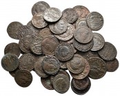 Lot of ca. 50 roman bronze coins / SOLD AS SEEN, NO RETURN!very fine