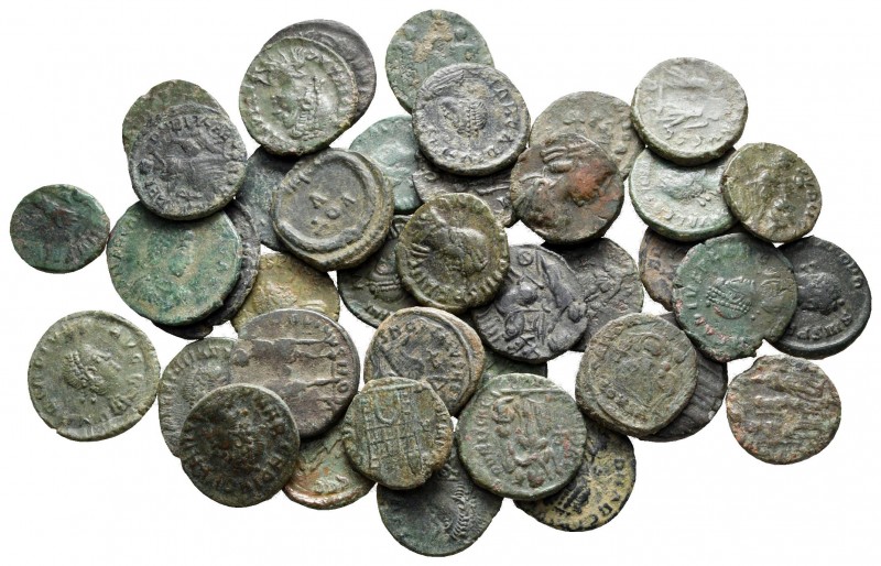 Lot of ca. 40 roman bronze coins / SOLD AS SEEN, NO RETURN!

very fine