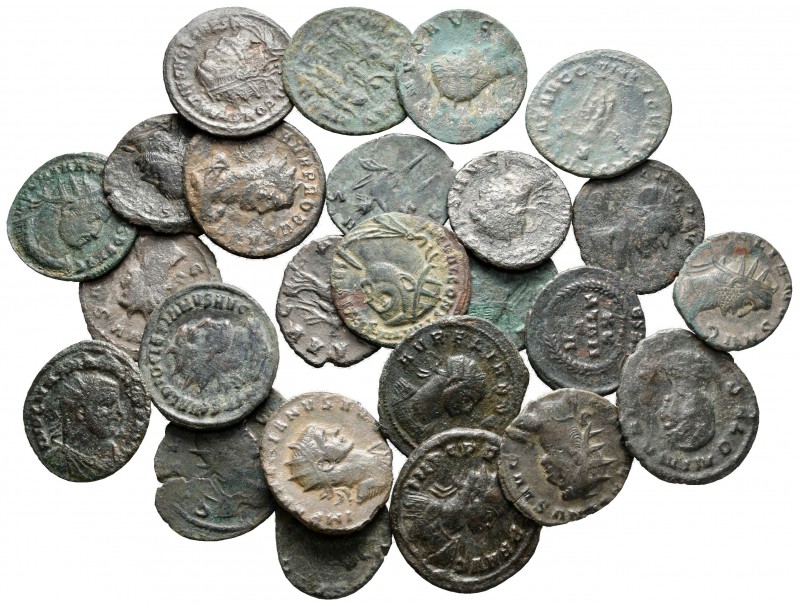 Lot of ca. 25 roman bronze coins / SOLD AS SEEN, NO RETURN!

very fine