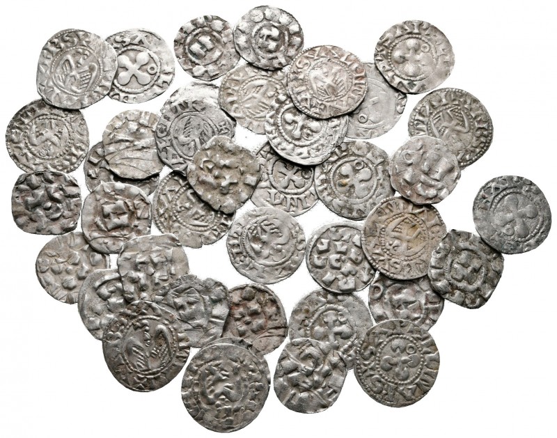 Lot of ca. 38 medieval silver coins / SOLD AS SEEN, NO RETURN!

very fine
