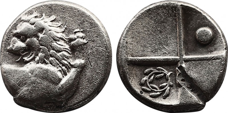 THRACE. Chersonesos. Circa 386-309 BC. Hemidrachm (Silver, 12,9 mm, 2.33 g, 12 h...