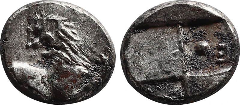 Greek
The Thracian Chersonese. Chersonesos 386-338 BC. Hemidrachm AR 11,5mm., 2...