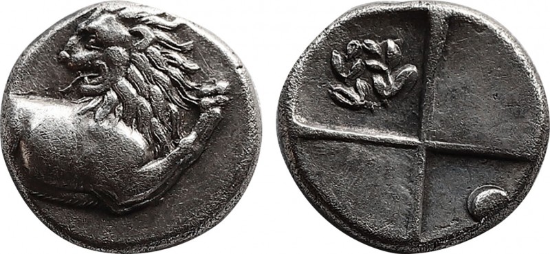 Greek
The Thracian Chersonese. Chersonesos 386-338 BC. Hemidrachm AR 12,8mm., 2...