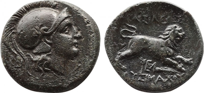 Thracian Kingdom. Lysimachos. As King, 306-281 B.C. AE 19 (19.5 mm, 4,67g, 6 h)....