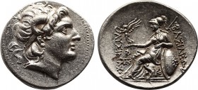 KINGS OF THRACE. Lysimachos, 305-281 BC. Tetradrachm (Silver, 30,9 mm, 17,24 g, 3 h), Lysimacheia, circa 297/6-282/1. Diademed head of Alexander the G...