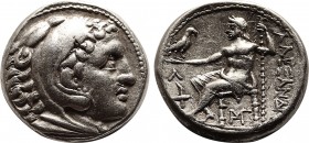 KINGS of MACEDON. Alexander III ‘the Great’. 336-323 BC. AR Tetradrachm (24,9mm, 17.17 g, 7h). ‘Amphipolis’ mint. Struck under Kassander, Philip IV, o...