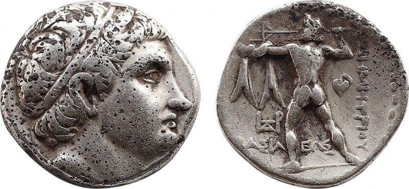 KINGS of MACEDON. Demetrios I Poliorketes. 306-283 BC. AR Drachm (16,6mm 4,23gr)...