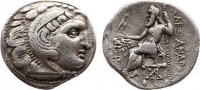 Greek Coins
KINGS OF THRACE (Macedonian). Lysimachos (305-281 BC). Drachm. Kolophon. In the name of Alexander III of Macedon. Obv: Head of Herakles r...