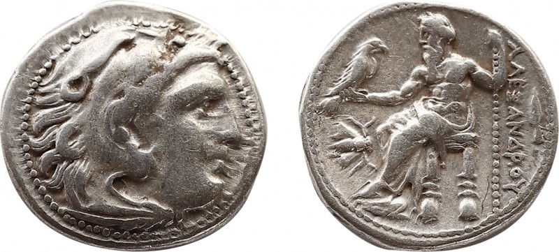 Greek
Kingdom of Macedon, Philip III Arrhidaios AR Drachm. In the name and types...