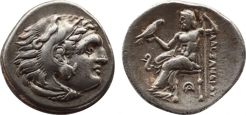 Kingdom of Macedon. Alexander III 'The Great' AR Drachm.
Mysia, Lampsakos, circ...