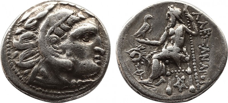 Macedonia Colophon, drachm (4, 14g), 17mm posthumous, 301-297 BC, Alexander III....