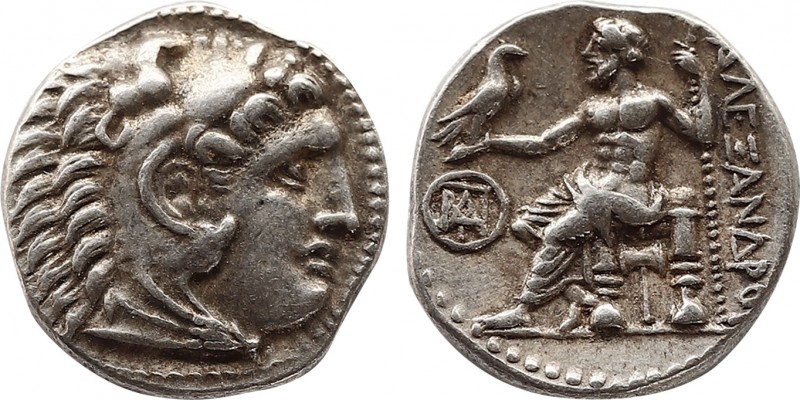 Kingdom of Macedon. Alexander III AR Drachm. Miletos c. 295/4. Head of Herakles ...