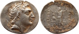 KINGS of BITHYNIA
Prusias II Kynegos, 182-149 BC. Tetradrachm (Silver, 30mm, 13,48 g 1), Nikomedeia. Head of Prusias II to right, wearing a winged dia...
