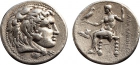 Kingdom of Macedon, Antigonos I Monophthalmos(?) AR Tetradrachm. In the name and types of Alexander III. Uncertain mint in Phoenicia or Syria, circa 3...