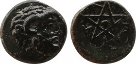 Greek
Mysia. Pitane 400-300 BC.
Bronze Æ
13,2 mm., 1,93 g.
very fine
