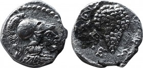 Greek
CILICIA. Soloi. Circa 410-375 BC. Obol (Silver, 9,4 mm, 0.70 g, 3 h), Da..., magistrate. Draped bust of Athena to right, wearing crested Attic h...