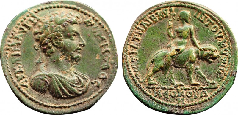 MYSIA, Cyzicus. Commodus Æ 36,8mm 22,59 gr c. 180-182 Obverse inscription ΑV ΚΑΙ...