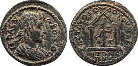 LYDIA. Magnesia ad Sipylum. Pseudo-autonomous. Time of Gordian III (238-244). Aurelios Theodotos II, strategos.
Obv: IЄPA CVNKΛHTOC.
Draped youthful b...