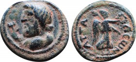 Roman Provincial
Pamphylia. Attaleia. Pseudo-autonomous issue AD 161-180.
Bronze Æ
14,6 mm., 2,2g.
very fine