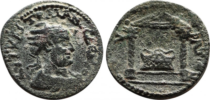 Roman Provincial Coins
PHRYGIA. Cibyra. Trajanus Decius (249-251). Ae. Obv: ΑVΤ ...