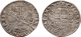 German States, Oldenburg. temp. Anton Gunther AR Gulden of 28 Stüber. 1603-1667. In the name of Ferdinand III (1649-1651). FLOR • AN • GV • C • O • (2...