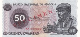 Angola, 50 Kwankas Specimen, 1976, UNC, B502as,
