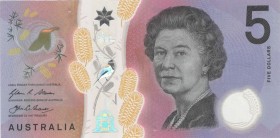 Australia, 5 Dollars, 2016, XF, B230a,