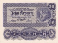 Austria, 10 Kronen 1922, UNC, P#75,