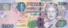 Bahamas, 100 Dollars, 2009, UNC, B343a,