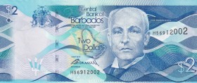 Barbados, 2 Dollars, 2013, UNC, B232a,