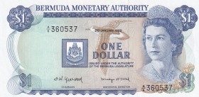 Bermuda, 1 Dollar, 1982, UNC, B201e,
