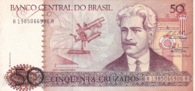 Brazil, 50 Cruzados, 1987, UNC, B832b,