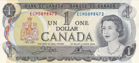 Canada, 1974, 1 Dollar, UNC, B348c, Sig.: Crow/Bouey.