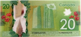 Canada, 2012, 20 Dollars, UNC, B373b, Polymer